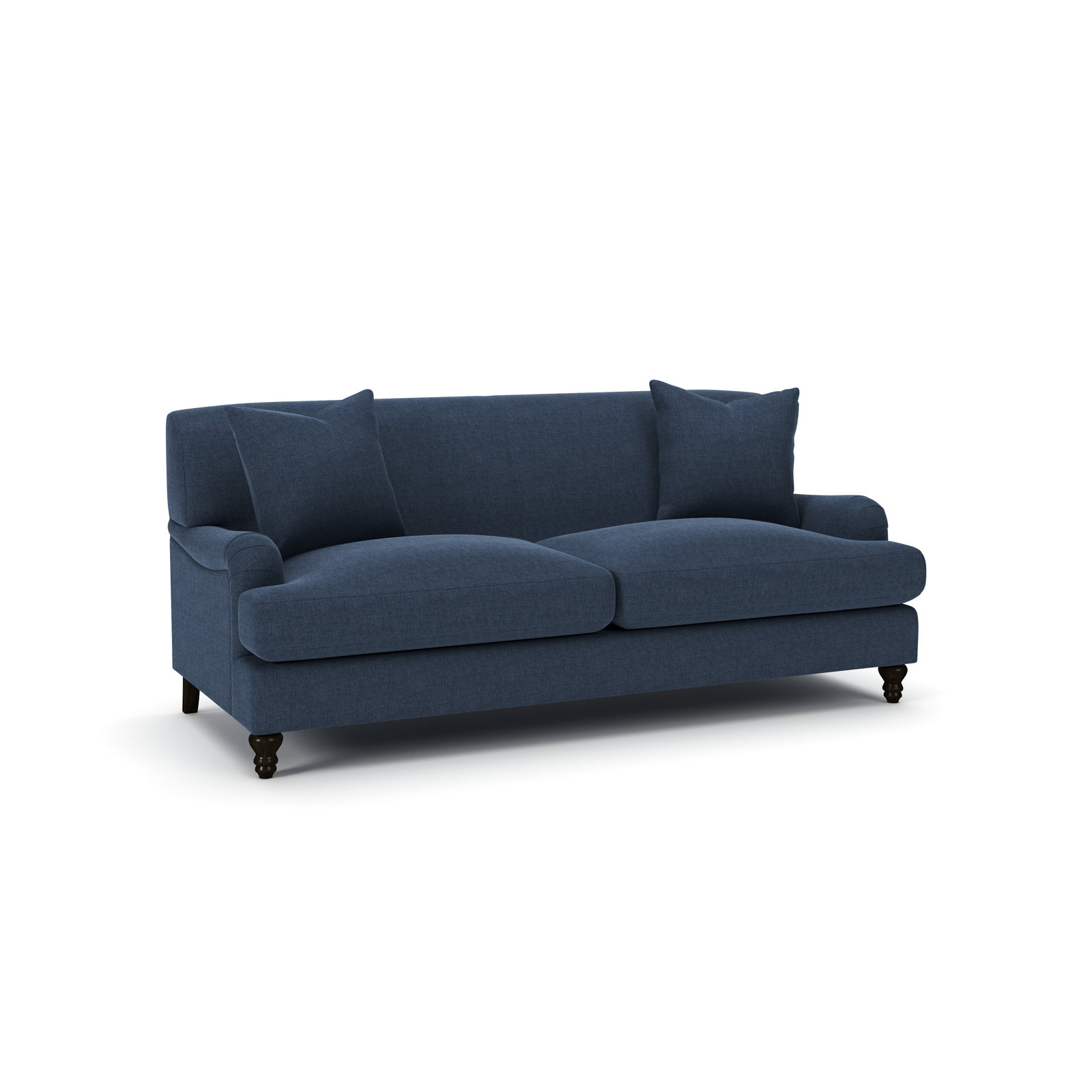 Walters 78'' Sofa, Drusky Navy Sustain® Basketweave