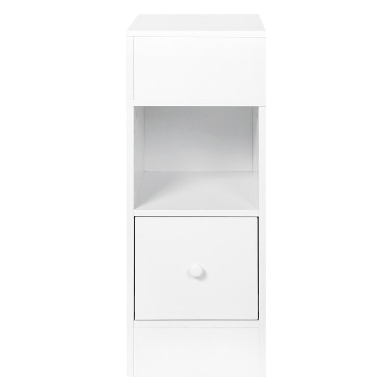25cm W Manufactured Wood Bedside Table