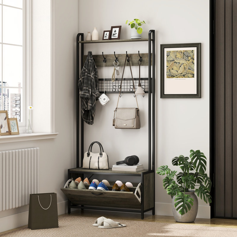Hall Tree 80cm Wide