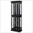 Elegant Lighted Glass Curio Display Cabinet