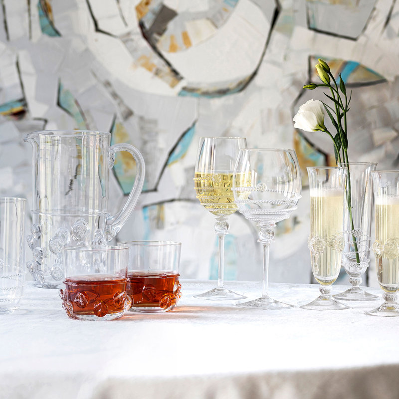 Florence 1.5 Qt Clear Glass Bohemian Pitcher