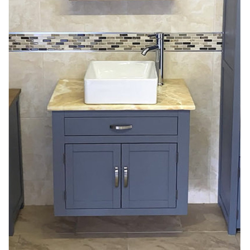 Bournemouth 750 mm Single Vanity with Vessel Ceramic Basin