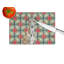 Planche à découper en verre Brindle Greyhound Christmas PoinsettIas
