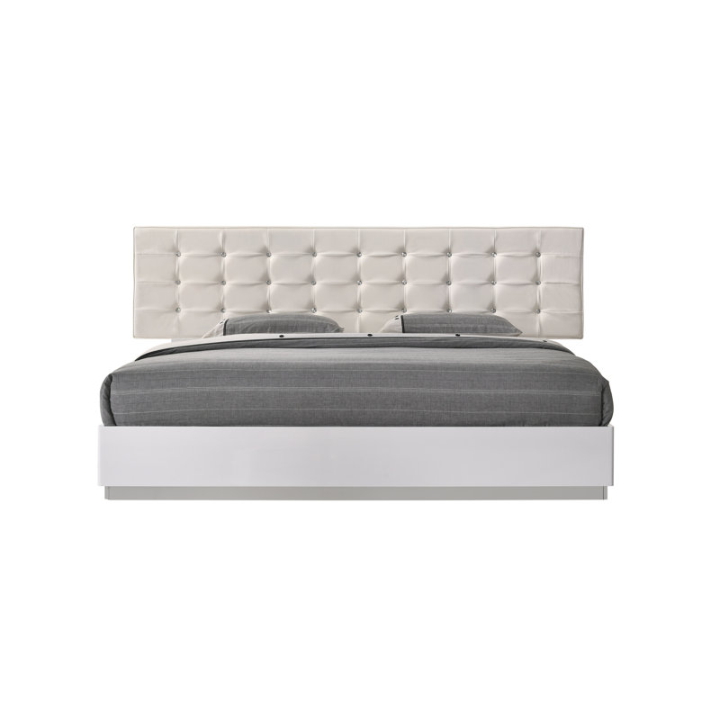 Baldree Upholstered Wingback Bed, King
