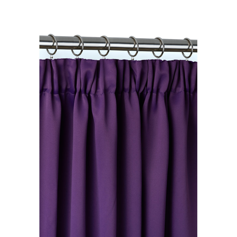 Cozine Blackout Curtain Pair, Amethyst, 168 W x 183 D cm