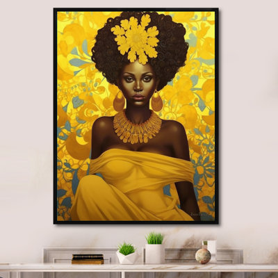 Orisha Oshun, déesse africaine en jaune I