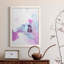 Fluent Magenta III - cadre photo, impression sur toile-1219072595-1219072589