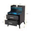 Modern Led Nightstand Set Of 2