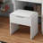 Vanity Desk With Led Mirror Lights And Power Outlet Charging Station, Makeup Dressing Table With 3 Drawers, 7 Shelves And Storage Stool, For Girls And Women (White)-78717654