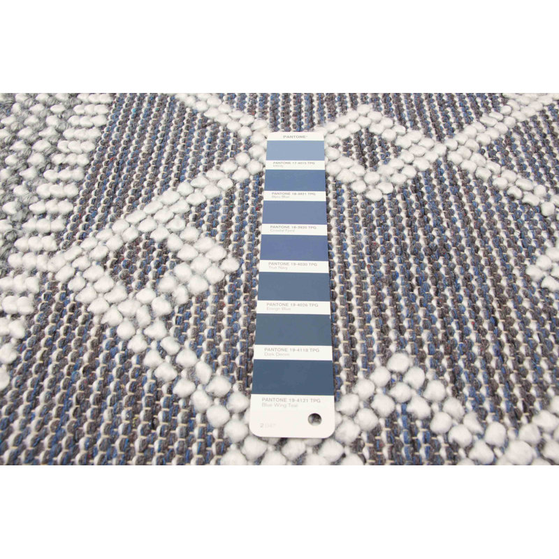 Tapis rectangulaire en laine New Age Heimfrid