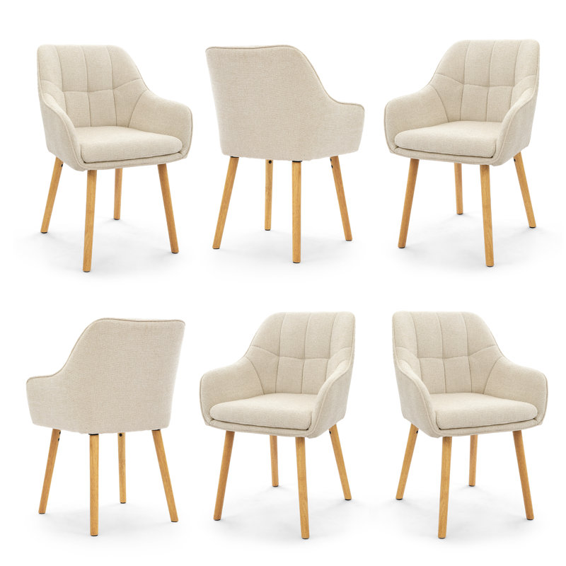 51 cm H Armchair, Cream, Cream
