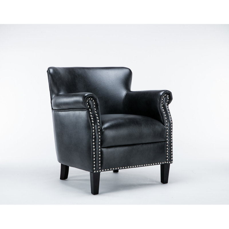 Fauteuil club Hadley, Gris anthracite