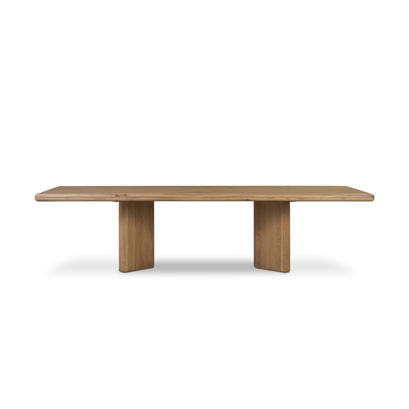 Castro Solid Oak Dining Table, Natural Reclaimed French Oak