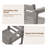 Hdpe Plastic Patio Outdoor Dining Arm Chairs