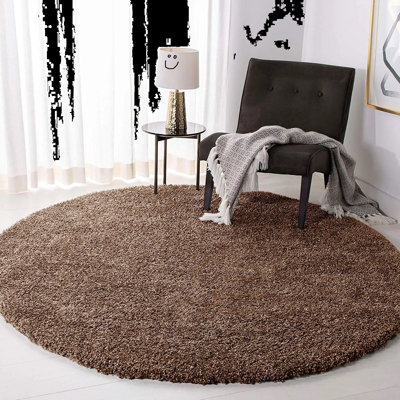 Solid Colour Shag Area Rug