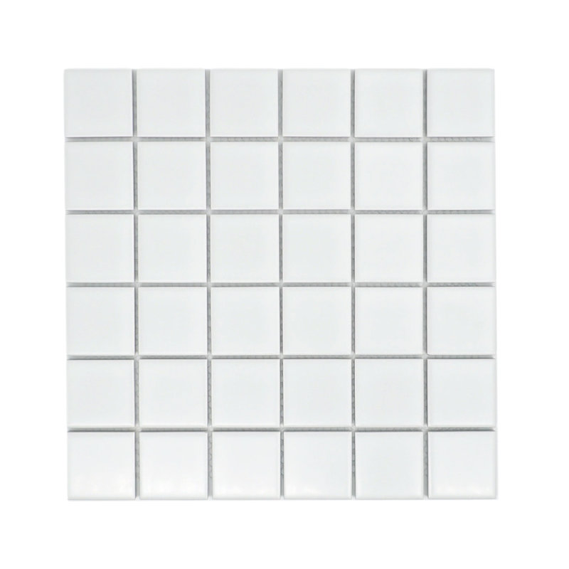 Impact Gray 12 in. x 12 in. Matte Porcelain Wall Tile (19.76 sq. ft./Case), White