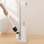 Porte-papier hygiénique sur pied avec brosse de toilette et base Marbel