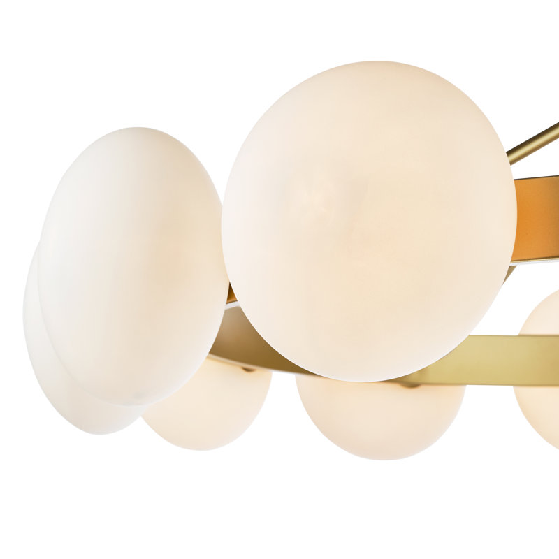 12 - Light Matt Gold Pendant