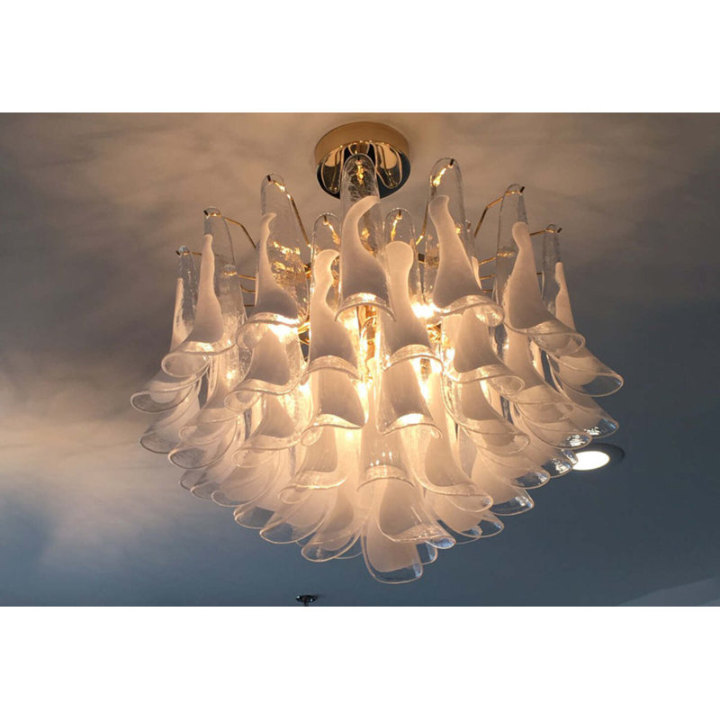 Pirelli 10 - Light Chandelier, Polished Brass