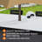 Outdoor Patio 35.5"X71" Aluminum Dining Table-1592016102