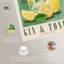 «Classy Gin And Tonic», affiche sur toile, art coloré par Art Remedy-104321866-104321879