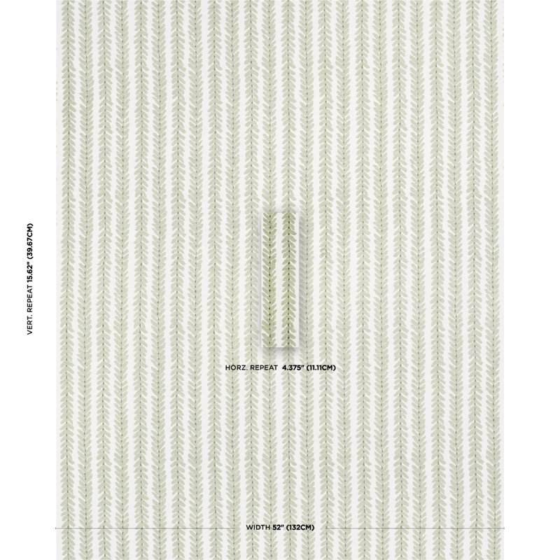 Tissu Schumacher X Veere Grenney Woodperry, Mousse