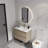 Wall-Mounted Bathroom Vanity With Ceramic Sink