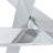 Round Glass Dining Table for 2-4 with Sleek X-Frame, for Small Spaces and Modern Kitchens.-1833872616