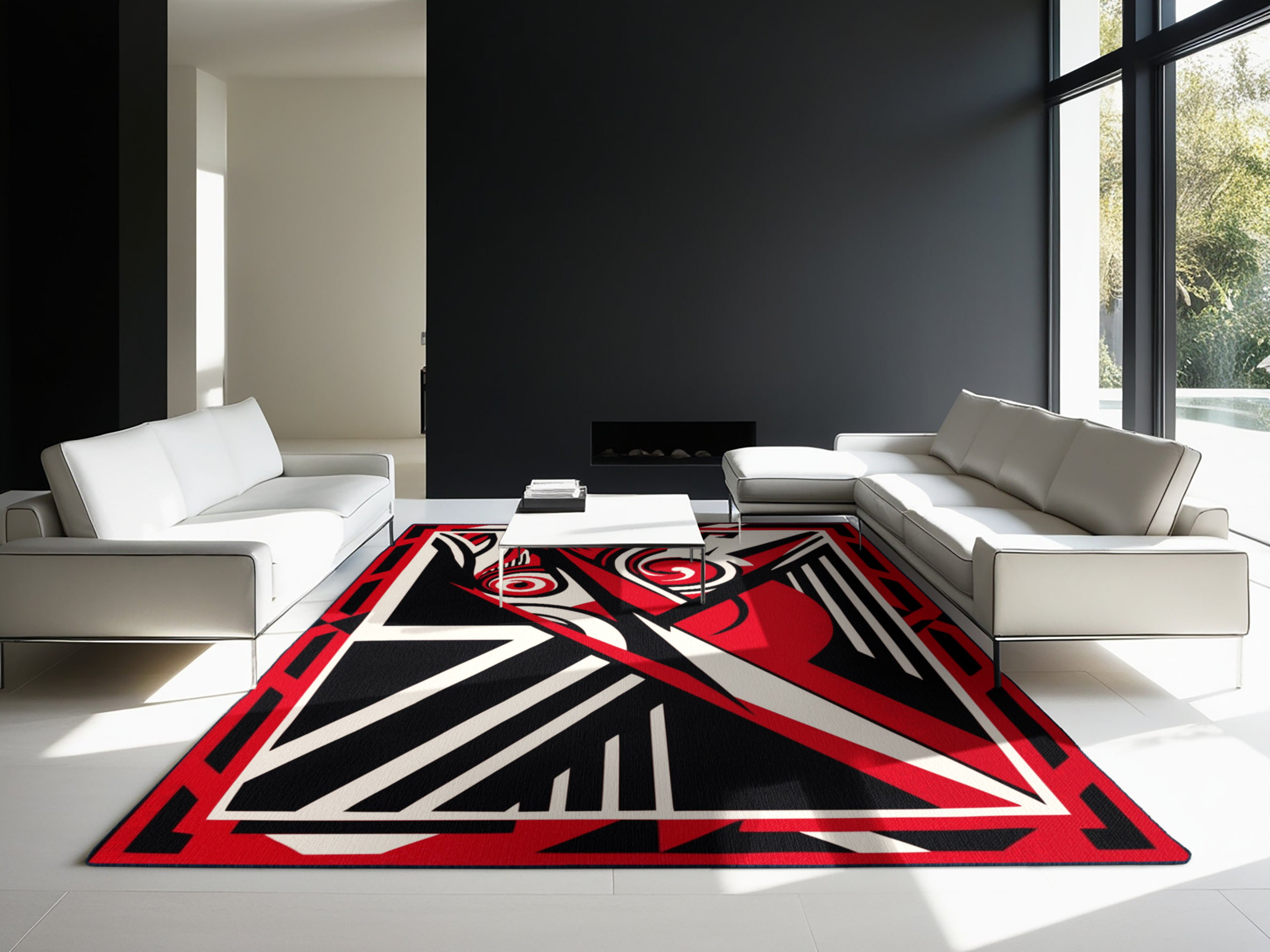 Fire Rugs Night Wrought Studio Nightfire Veil Rug - Wayfair Canada