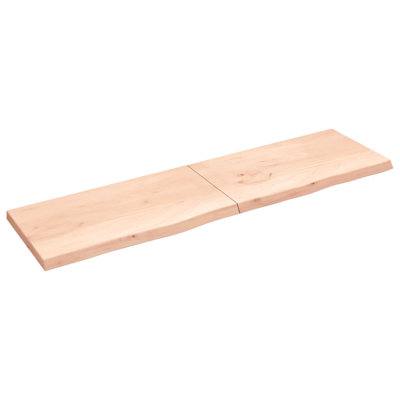 Milissent 220cm Solid Wood Bathroom Vanity Top