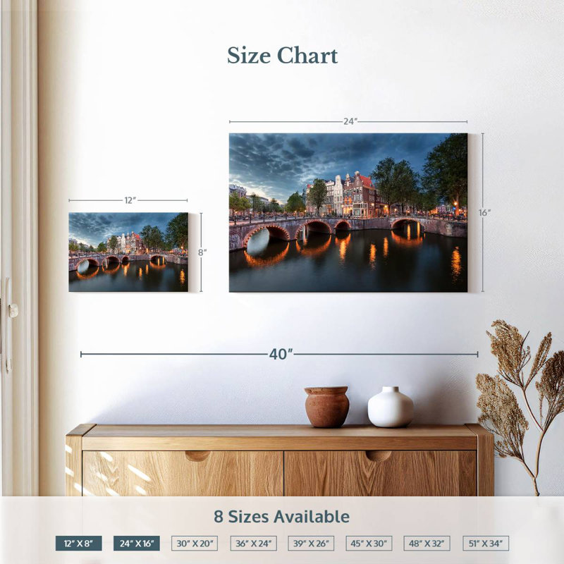 Canaux du pont Sirci Amsterdam