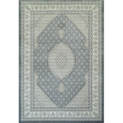 Tapis gris zone oriental Attell