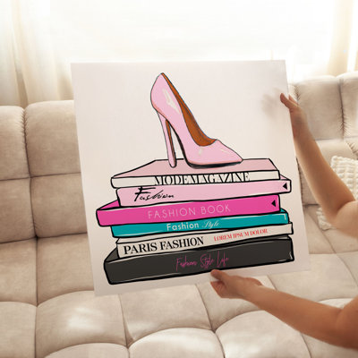«Fashion and Glam High Heel Dreams Glam», reproduction d'art non encadrée
