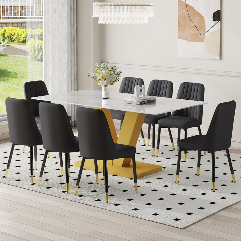 Ensemble de table de salle à manger Luxury Modern