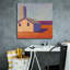 Toile épique Graffiti «Bucolique Structure 6» par Carol Young, 26 po x 26 po