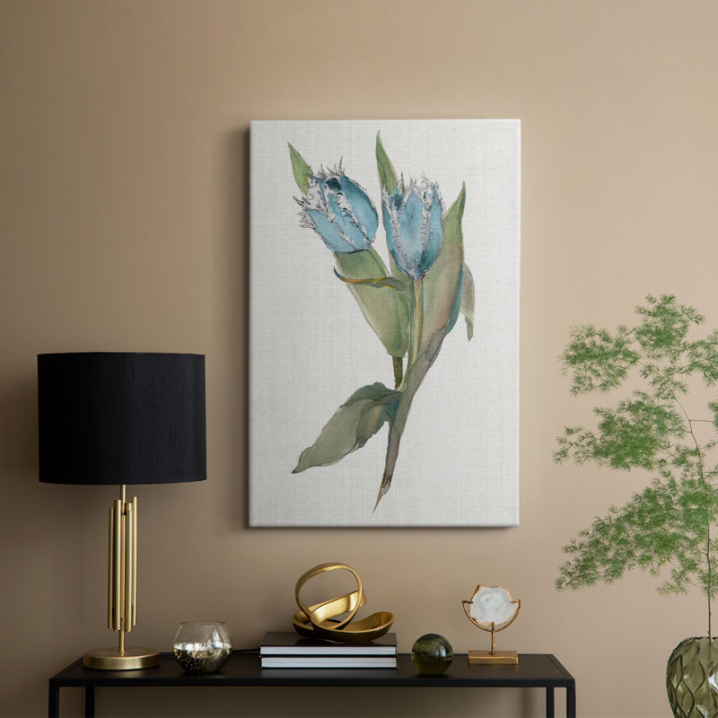 Blue Tulip Picks II - galerie Cavas sur mesure, H 18 po x l 12 po