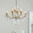 Micole 26'' 12-light Empire Classic/traditional Lighting Fixture Antique Gold Chandelier With Crystal Accents