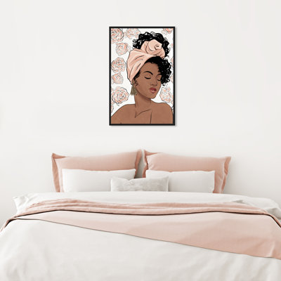 " Flower Blush Girl " by Oliver Gal