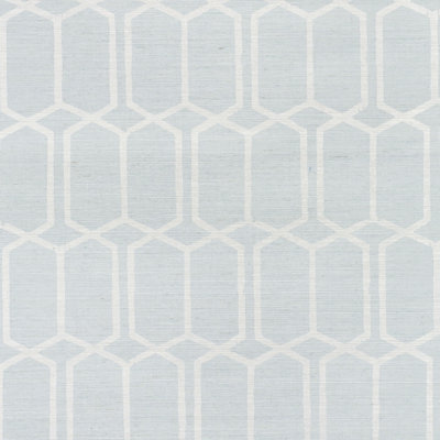 Modern Trellis Hemp Shimmer Wallpaper