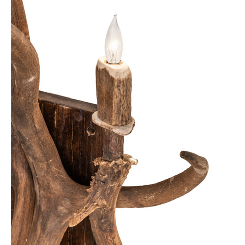 Antlers 5 - Light Candle Wall Light