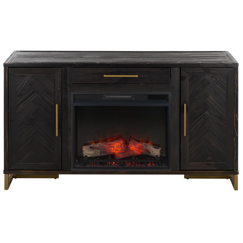 Goram 2 Cabinet 1 Drawer Reclaimed Fir Fireplace