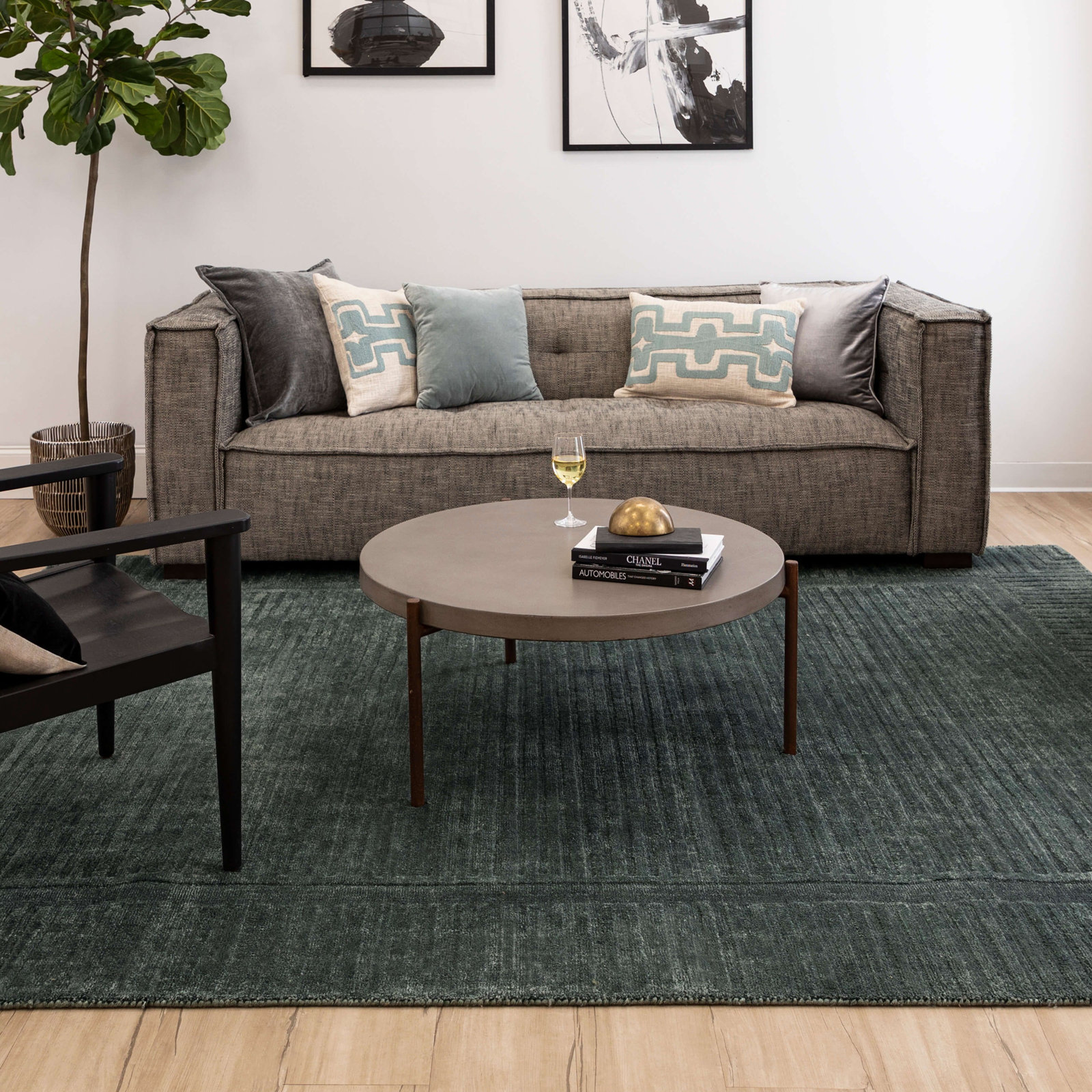 Karastan Rugs Terra Firma Area Rug, Rectangle 5' x 8', Twilight 