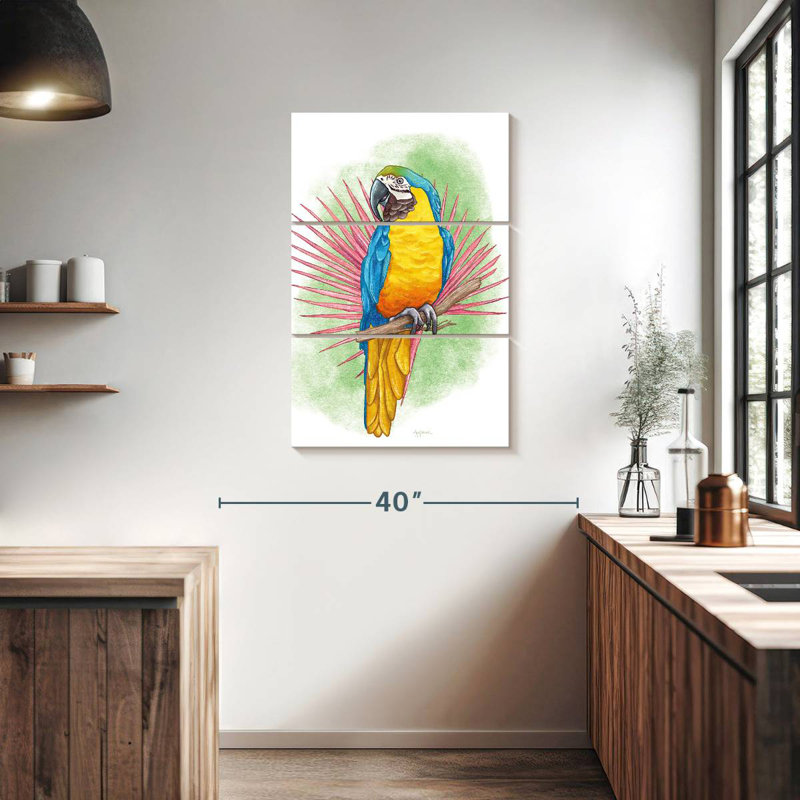 Flair arctique tropical Brampt, H 38 po x l 24 po