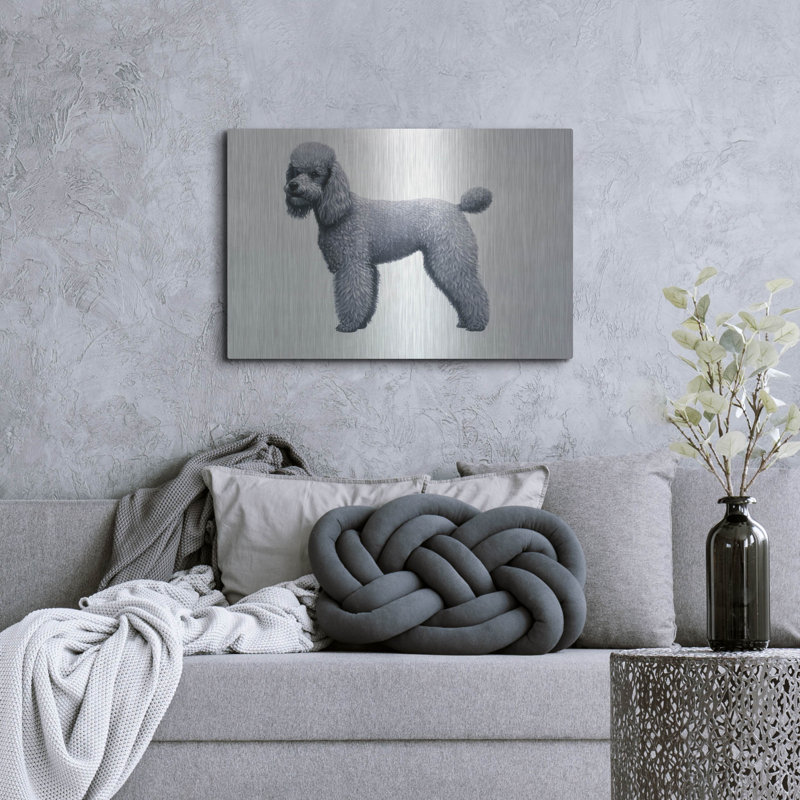 "Caniche" par Harro Maass, H 24 po x l 36 po