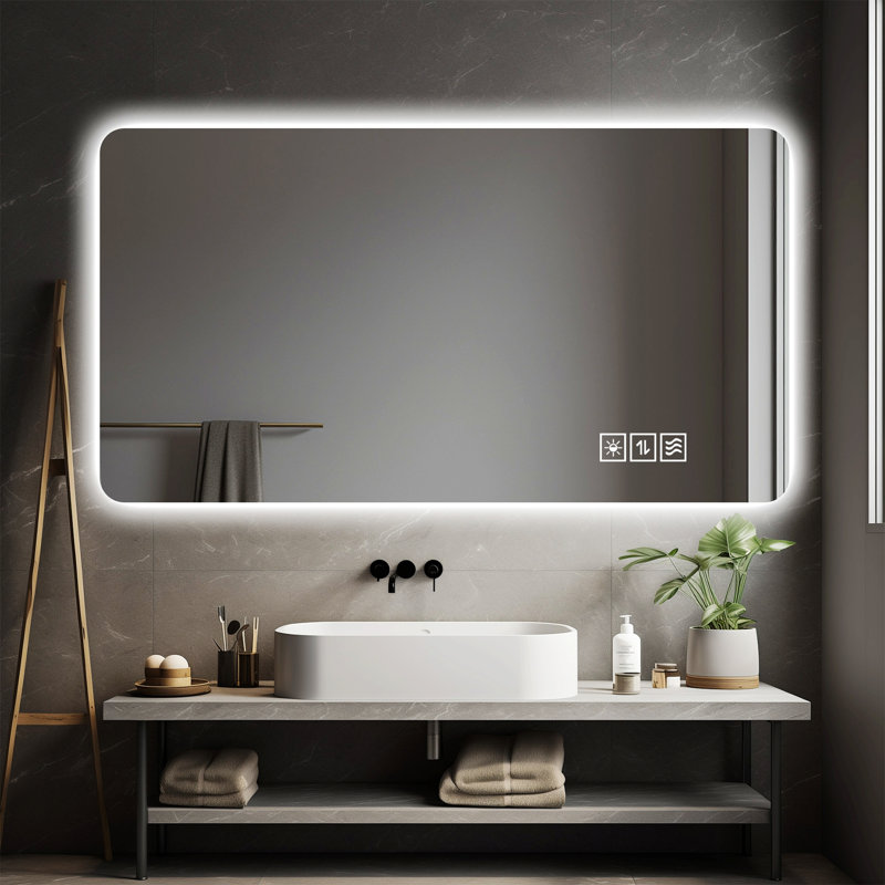 Miroir mural à DEL pour l'intérieur