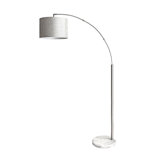 Clementas 69'' Silver Arched Floor Lamp