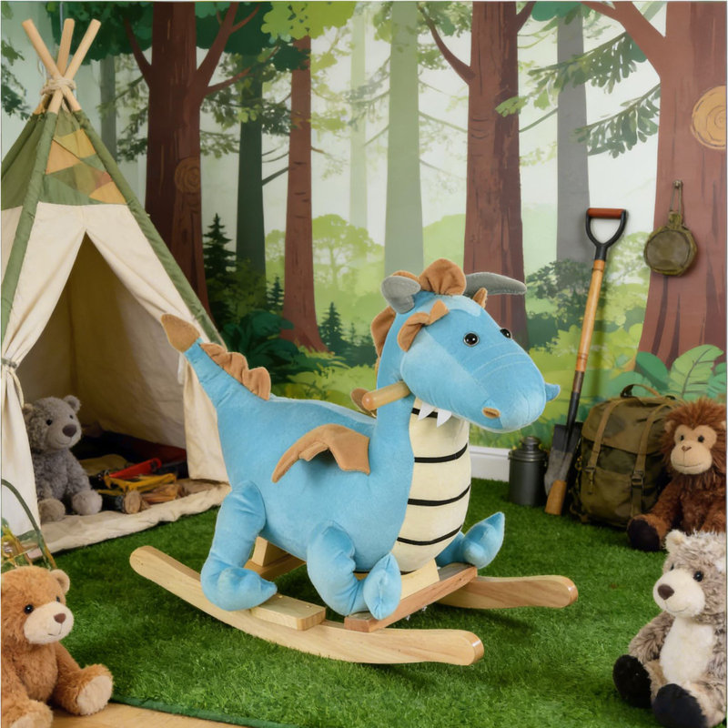 Chaise berçante dinosaure, jouet berçant pour enfants