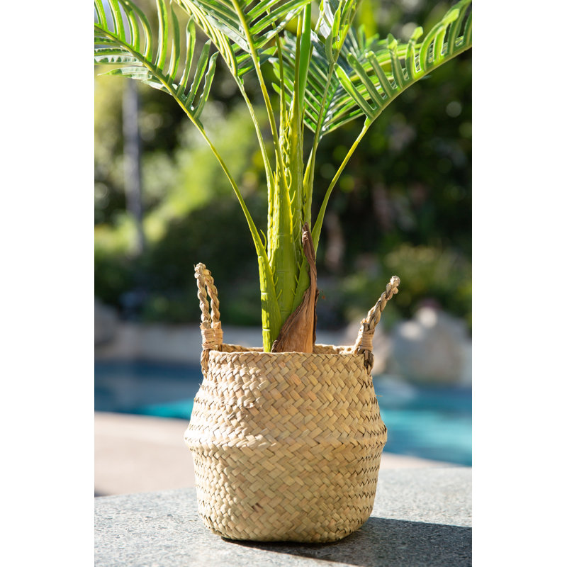 Palmier artificiel 26,25 po dans un panier