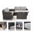 Girtie 4 - Person Patio Conversation Set with Cushions