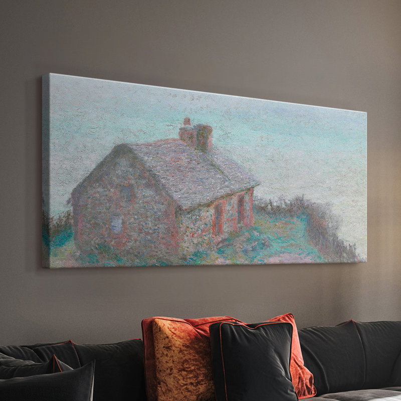 Série paysage - CCLxxix - Toile tendue avec châssis - Prêt à accrocher, H 20 po x l 40 po